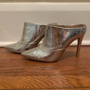 Metallic mules